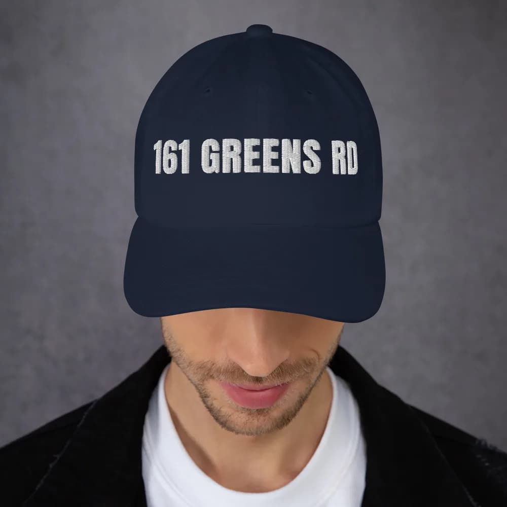 161 Greens Rd Dad Cap in Navy