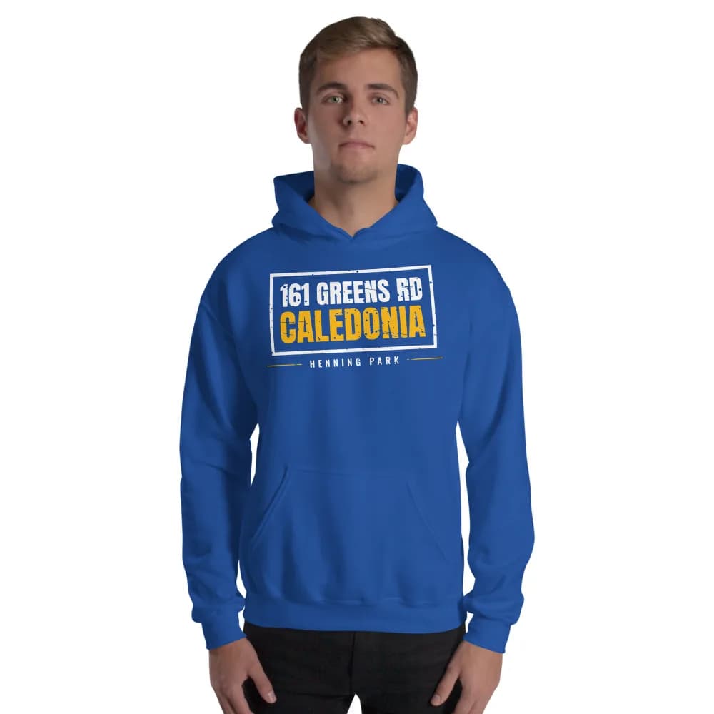 161 Greens Rd Hoodie in Royal