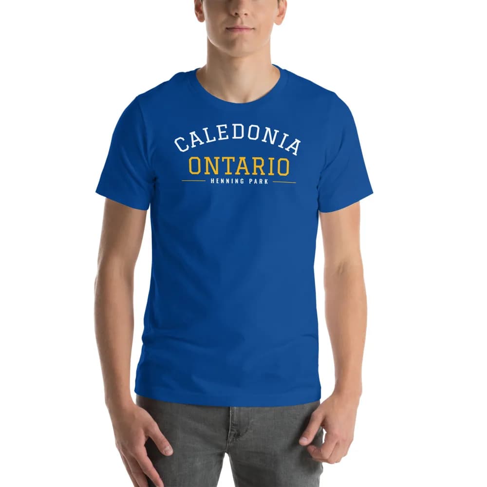 Caledonia, ON Classic Tee in True Royal