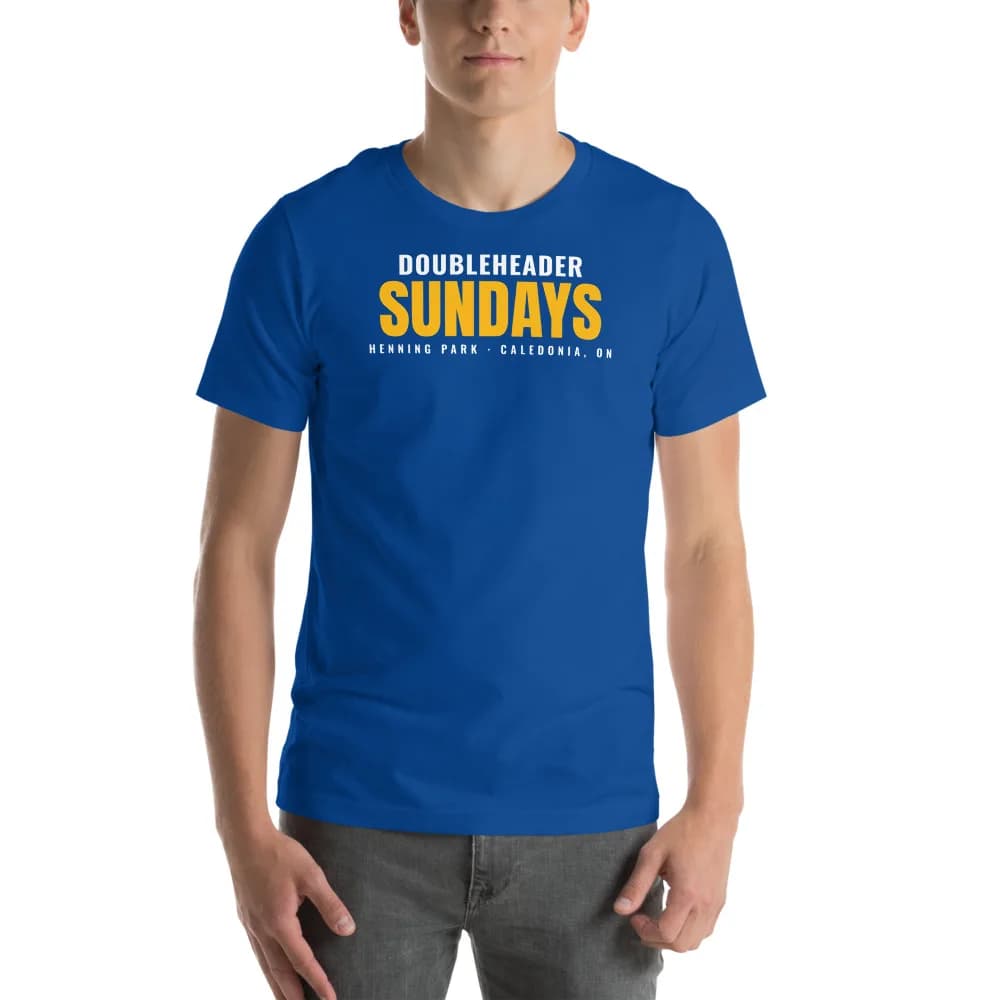 Doubleheader Sundays Classic Tee in True Royal
