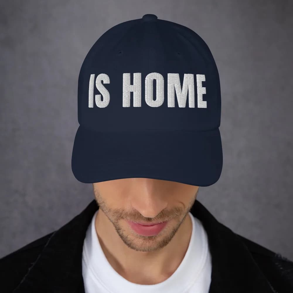 Henning Park Is Home Dad Cap in Navy