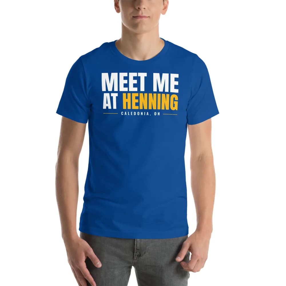 Meet Me At Henning Classic Tee in True Royal